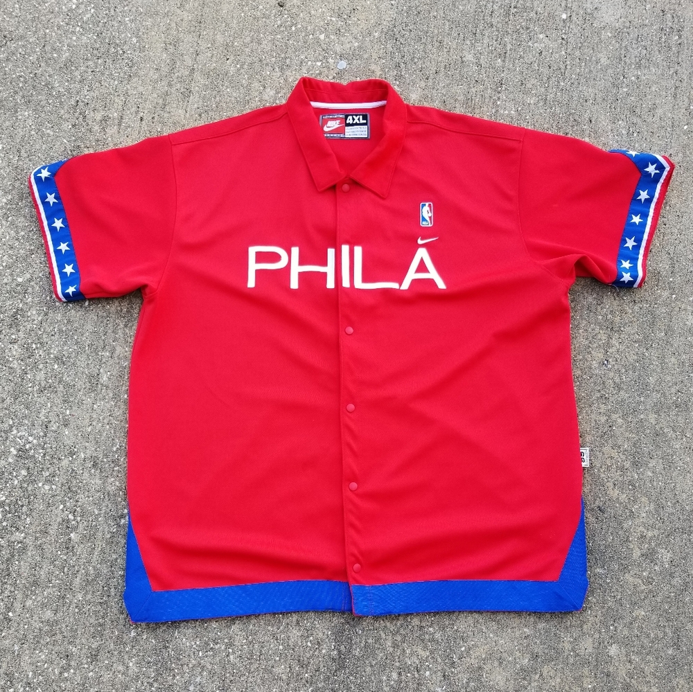 Philadelphia 76's OnCourt WarmUp top - size 4XL